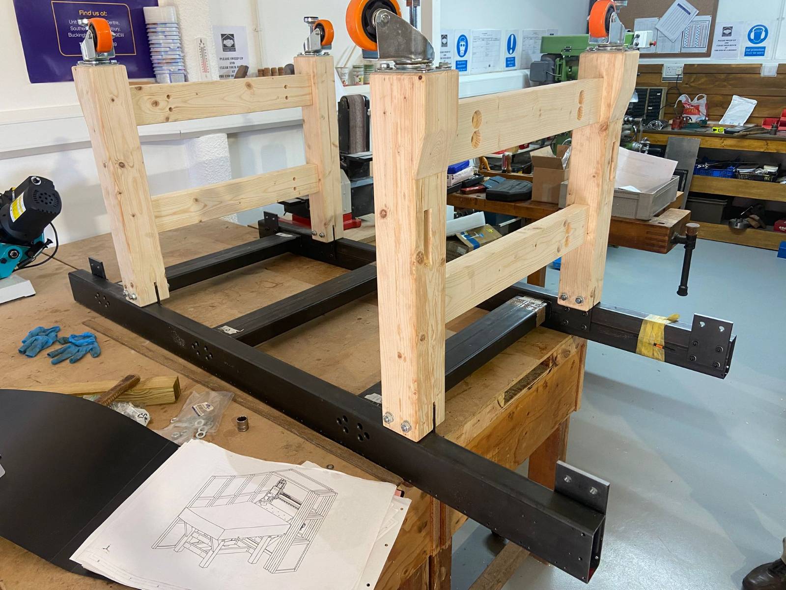 Table build in progress